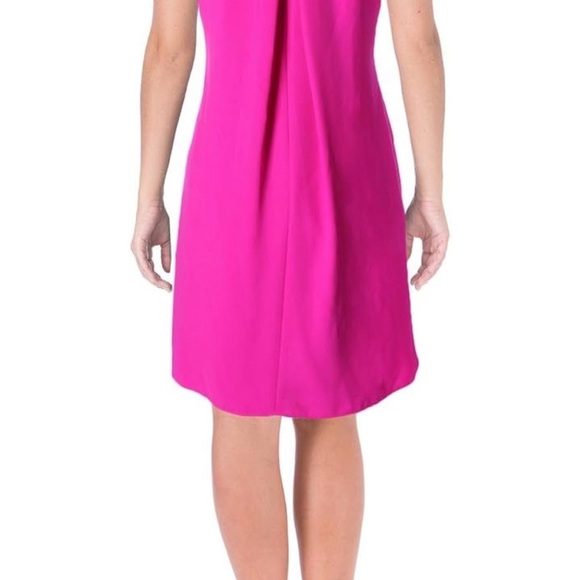 Lauren by Ralph Lauren black label Women's Crepe A-Line Dress (6 ) ( Atlas Pink) - Picture 2 of 6